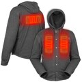 Mobile Warming Men's Dark Gray Heated Hoodie Jacket, Bluetooth, 2X, 7.4V MWMJ19220620